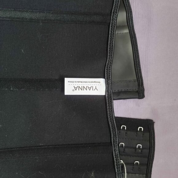 YIANNA Waist Trainer for Women Latex Underbust Waist Cincher Corset Sport Girdle - Picture 4 of 4